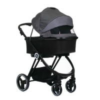 Коляска детская 2в1 BabyZz В102, серая